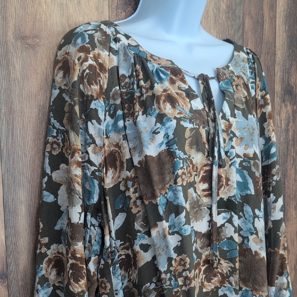 ANDREE BY UNIT Floral Blouse 2X                                            -815M